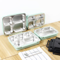 Portable stainless steel 304  lunch bento box for keeping fresh with PP lid